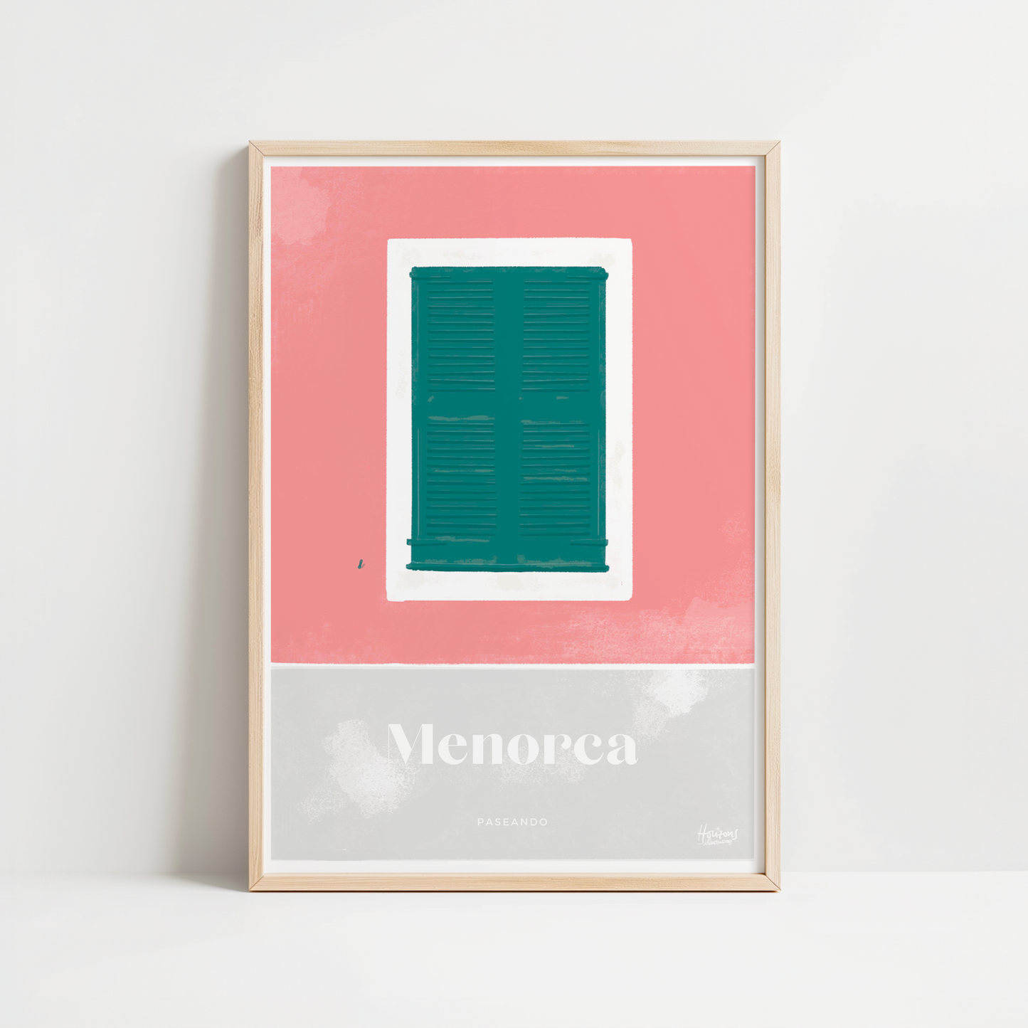 Fachada rosa Minorque