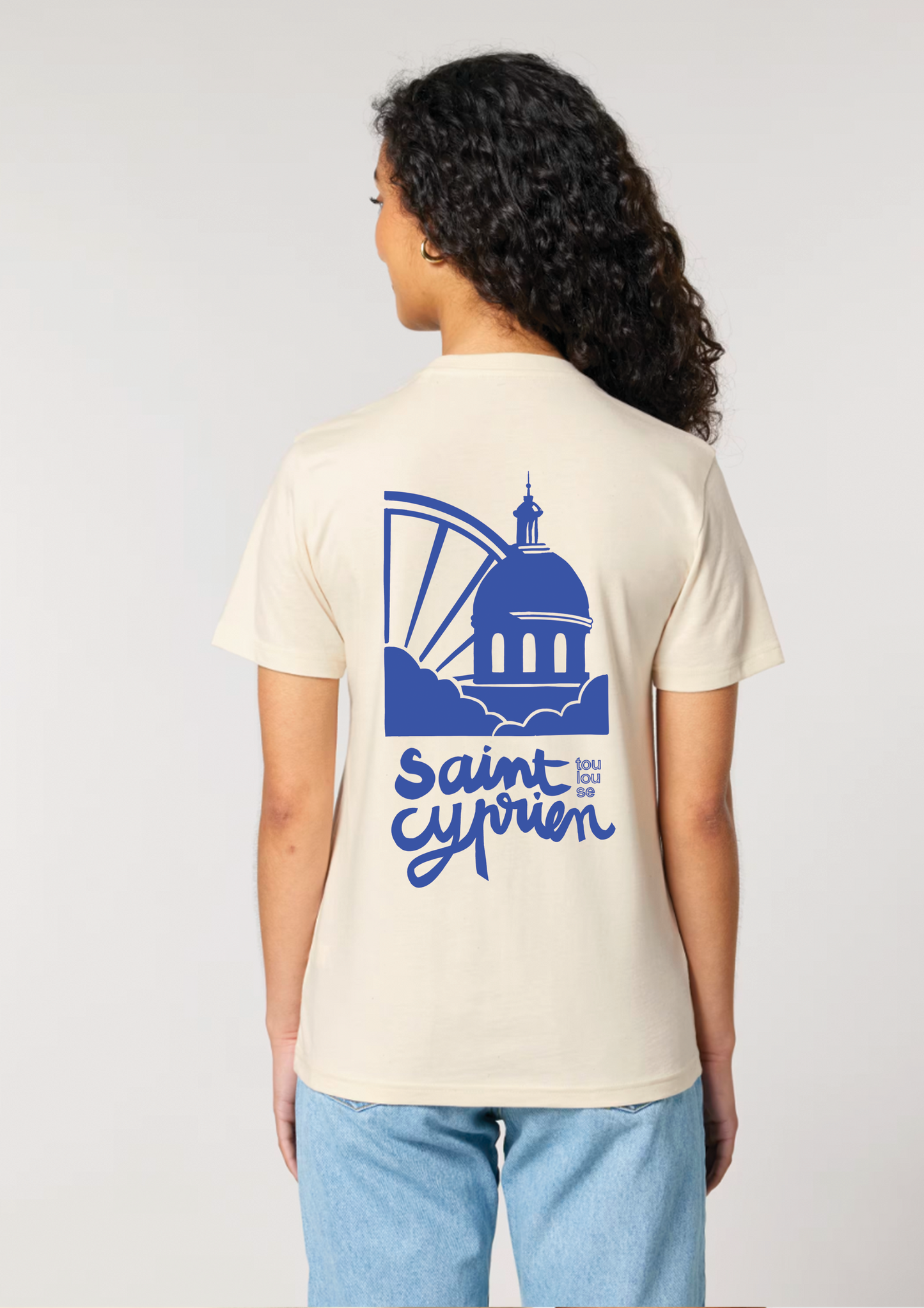 Tee-shirt sérigraphié "Saint Cyprien" - Horizons Illustrations