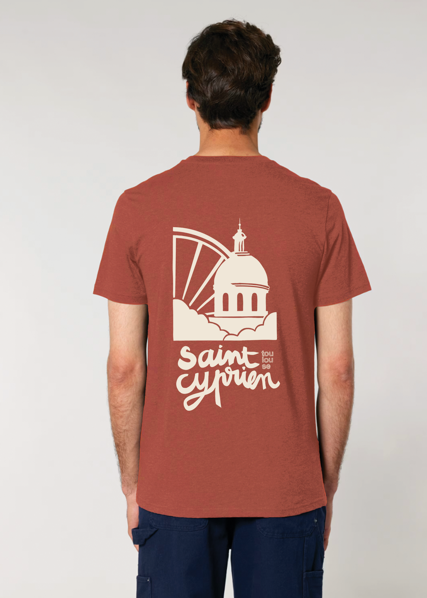 Tee-shirt sérigraphié "Saint Cyprien" - Horizons Illustrations