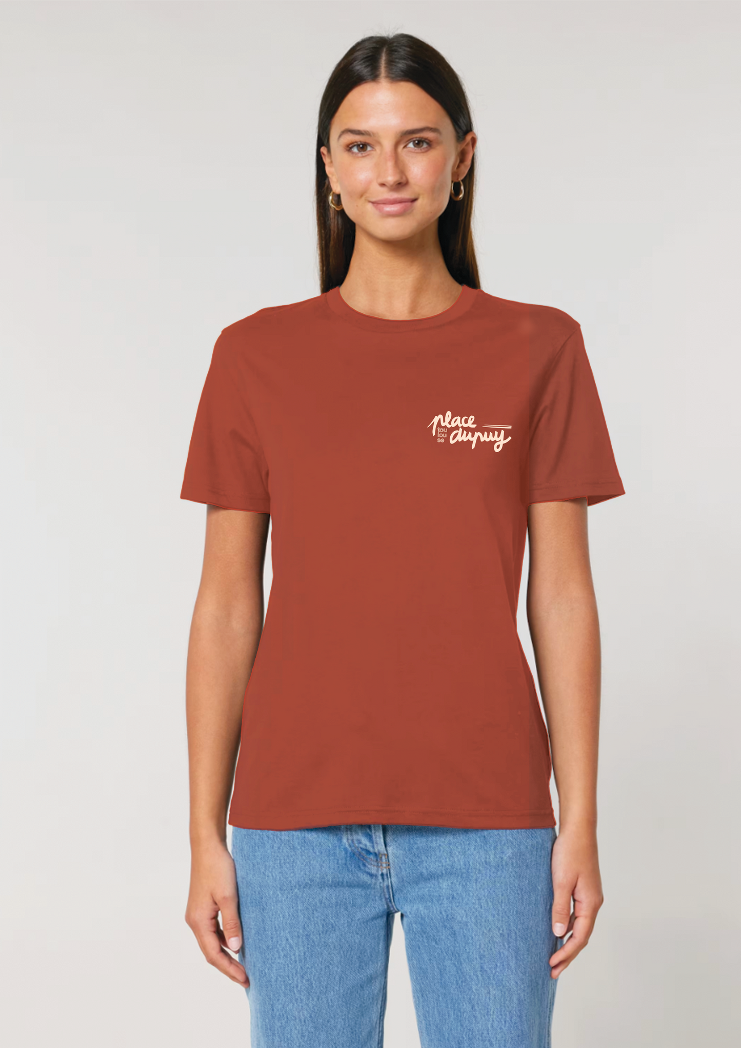 Tee-shirt sérigraphié "Place Dupuy" - Horizons Illustrations