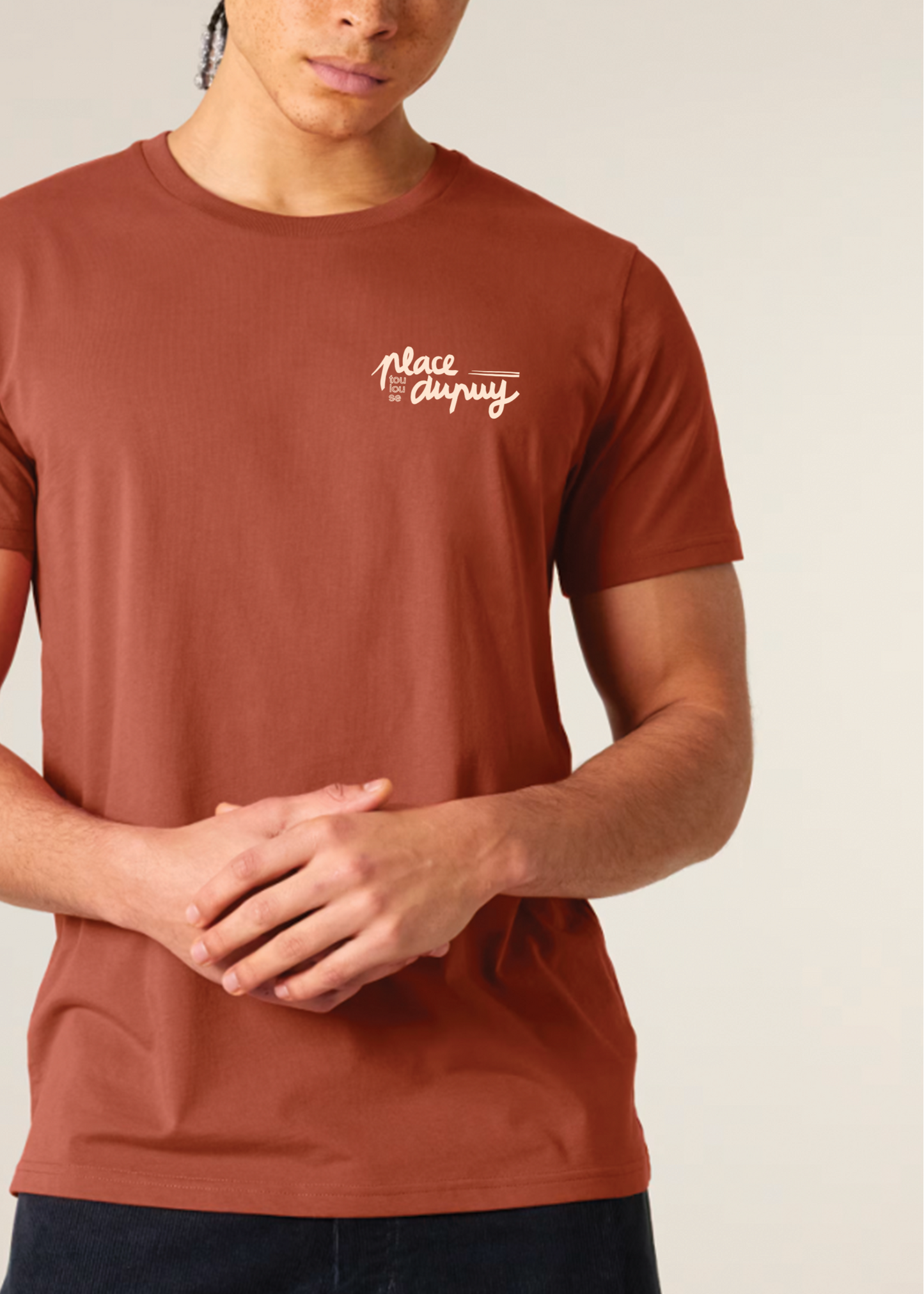 Tee-shirt sérigraphié "Place Dupuy" - Horizons Illustrations