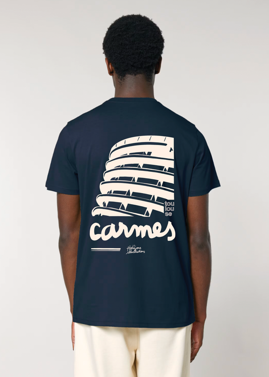 Tee-shirt sérigraphié "La Nocturne des Carmes" - Horizons Illustrations 
