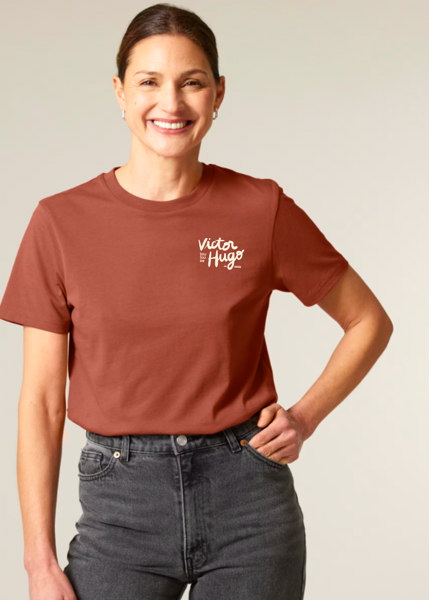 Tee-shirt sérigraphié "Victor Hugo" - Horizons Illustrations 