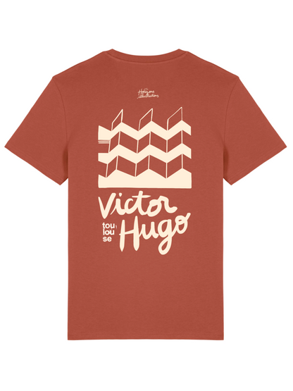 Tee-shirt sérigraphié "Victor Hugo" - Horizons Illustrations 