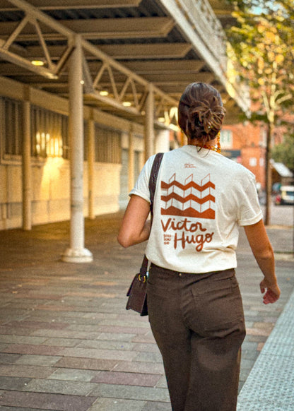 Tee-shirt sérigraphié "Victor Hugo" - Horizons Illustrations 