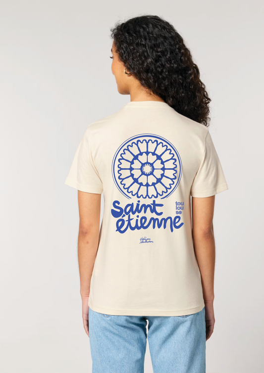 Tee-shirt sérigraphié "Saint Etienne" - Horizons Illustrations 