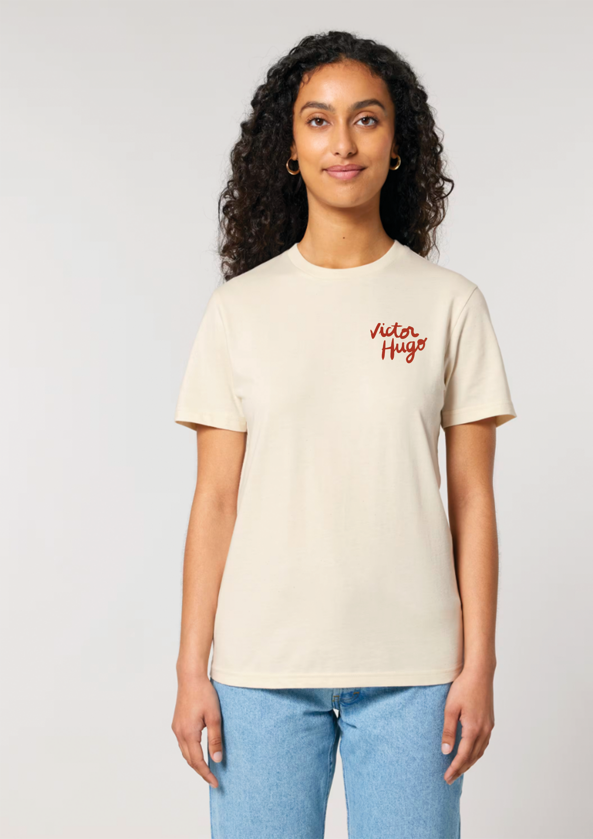 Tee-shirt sérigraphié "Victor Hugo" - Horizons Illustrations 