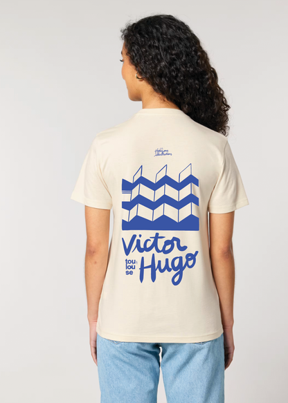 Tee-shirt sérigraphié "Victor Hugo" - Horizons Illustrations 