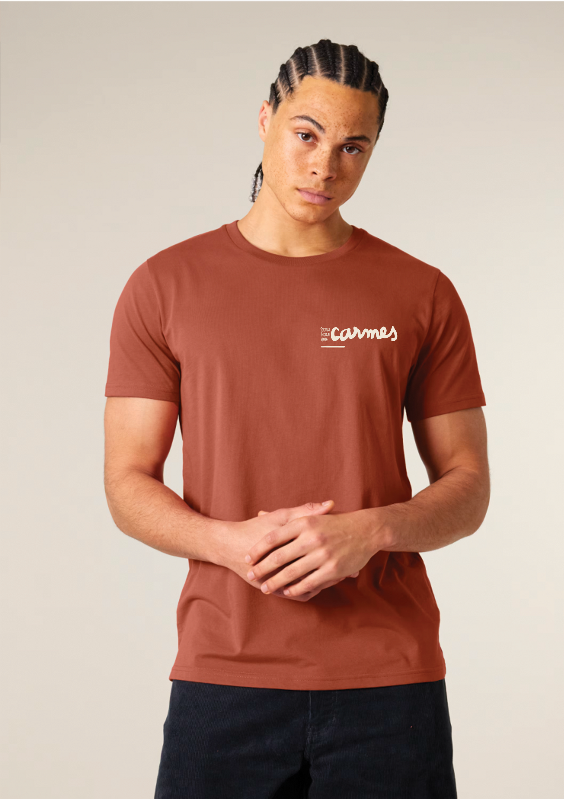 Tee-shirt sérigraphié "Carmes" - Horizons Illustrations 