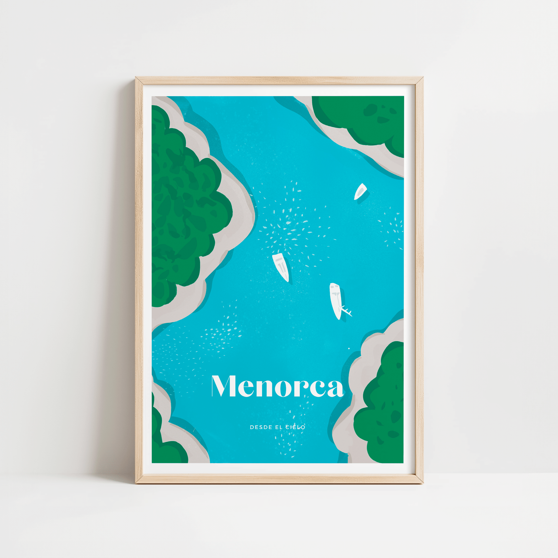 Crique vue du ciel - Horizons Illustrations