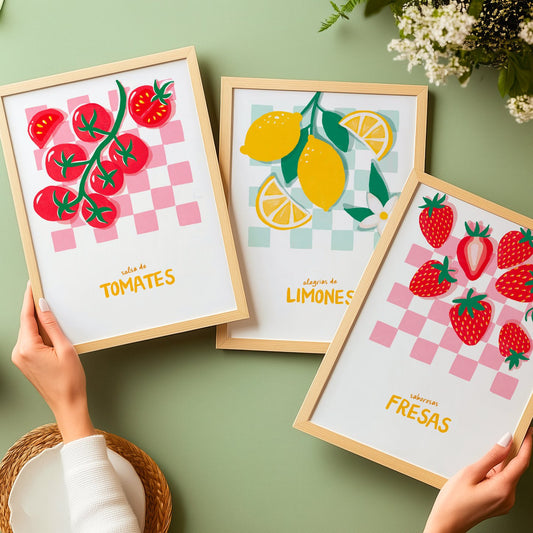 Trio de fruits A4 - Horizons Illustrations